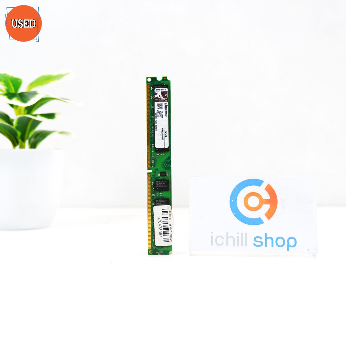 RAM แรม KINGSTON KVR DDR2 2GB 800MHz 16HPIS P12751 ichillshop