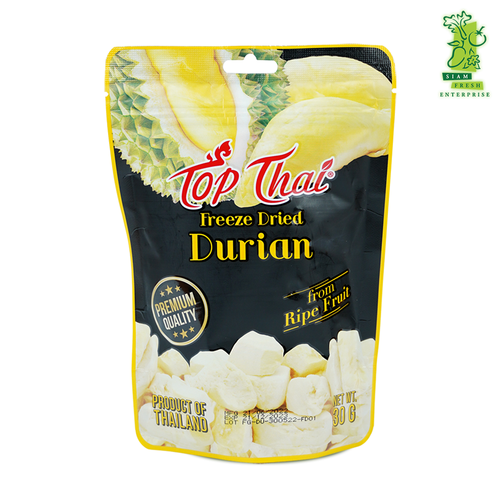 Siam FreshTop Thai Durian Freeze Dried ทเรยนฟรซดราย siamfresh