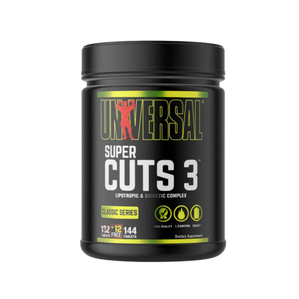 Universal Nutrition Super CUTS 3 144 Tablets Topfitprotein