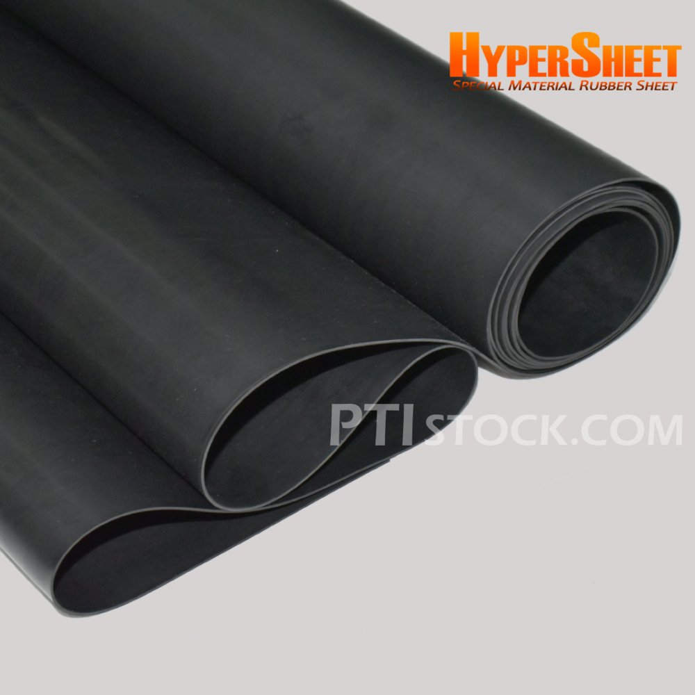 Black VITON FKM FPM Rubber Sheet Thickness 1 Mm HyperSheet Tel