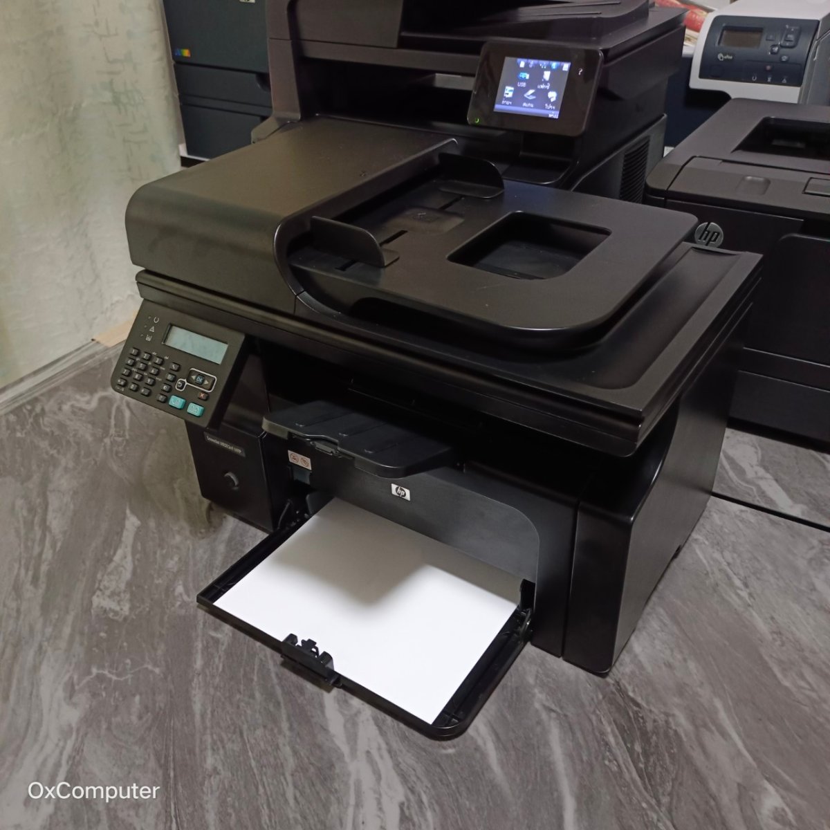 HP Laserjet M1212nf มหมกพรอมใชงาน เกบปลายทางได oxcomputer