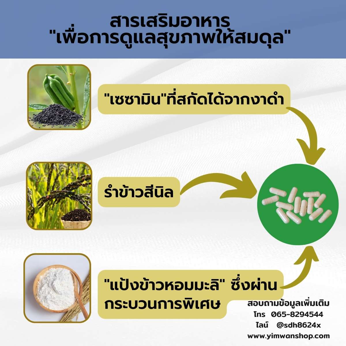 ส่วนผสมเอมมูร่าเซซามิน