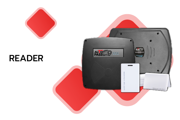 หัวอ่านไม้กั้นรถยนต์