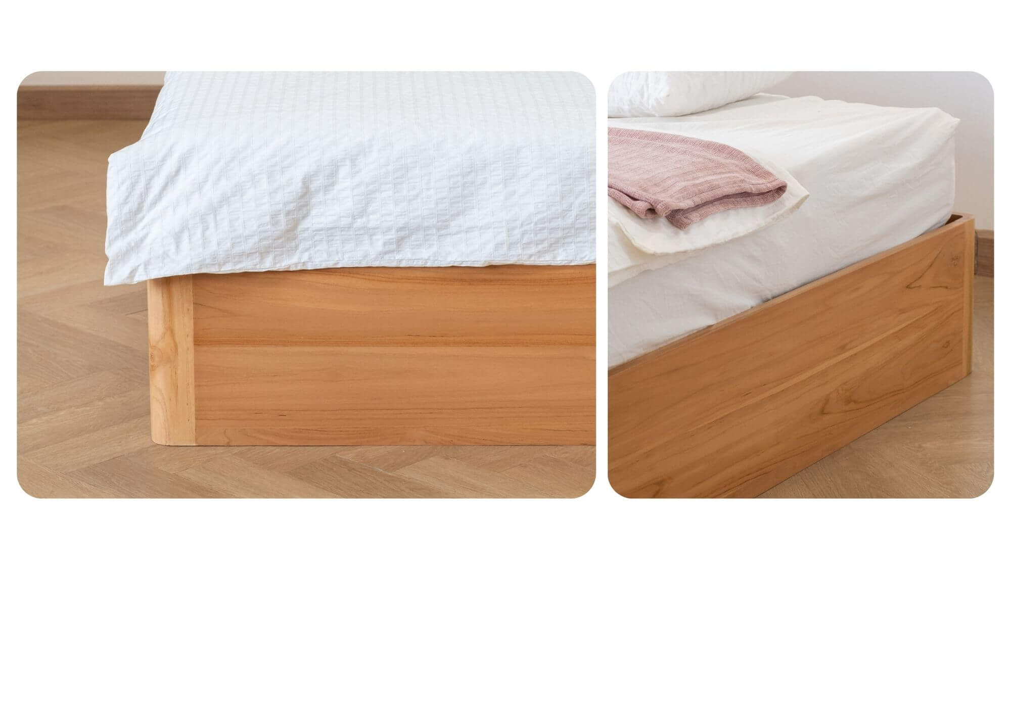Brick_Bed_minimal_sytyle จุดเด่นสินค้าฐานเตียงไม้สักสไตล์มินิมอล จาก Taweesak Furniture