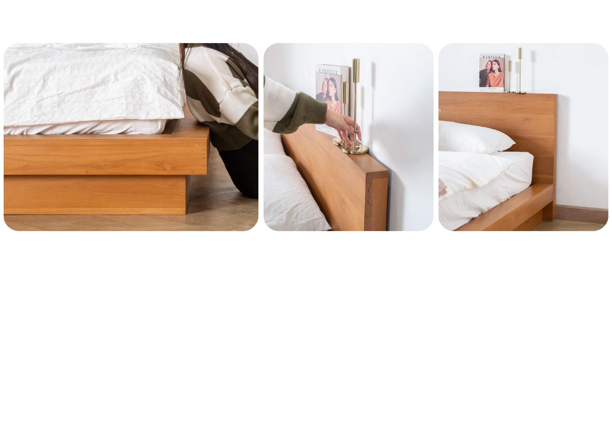 จุดเด่นสินค้า เตียงไม้สักแท้จาก Taweesak Furniture