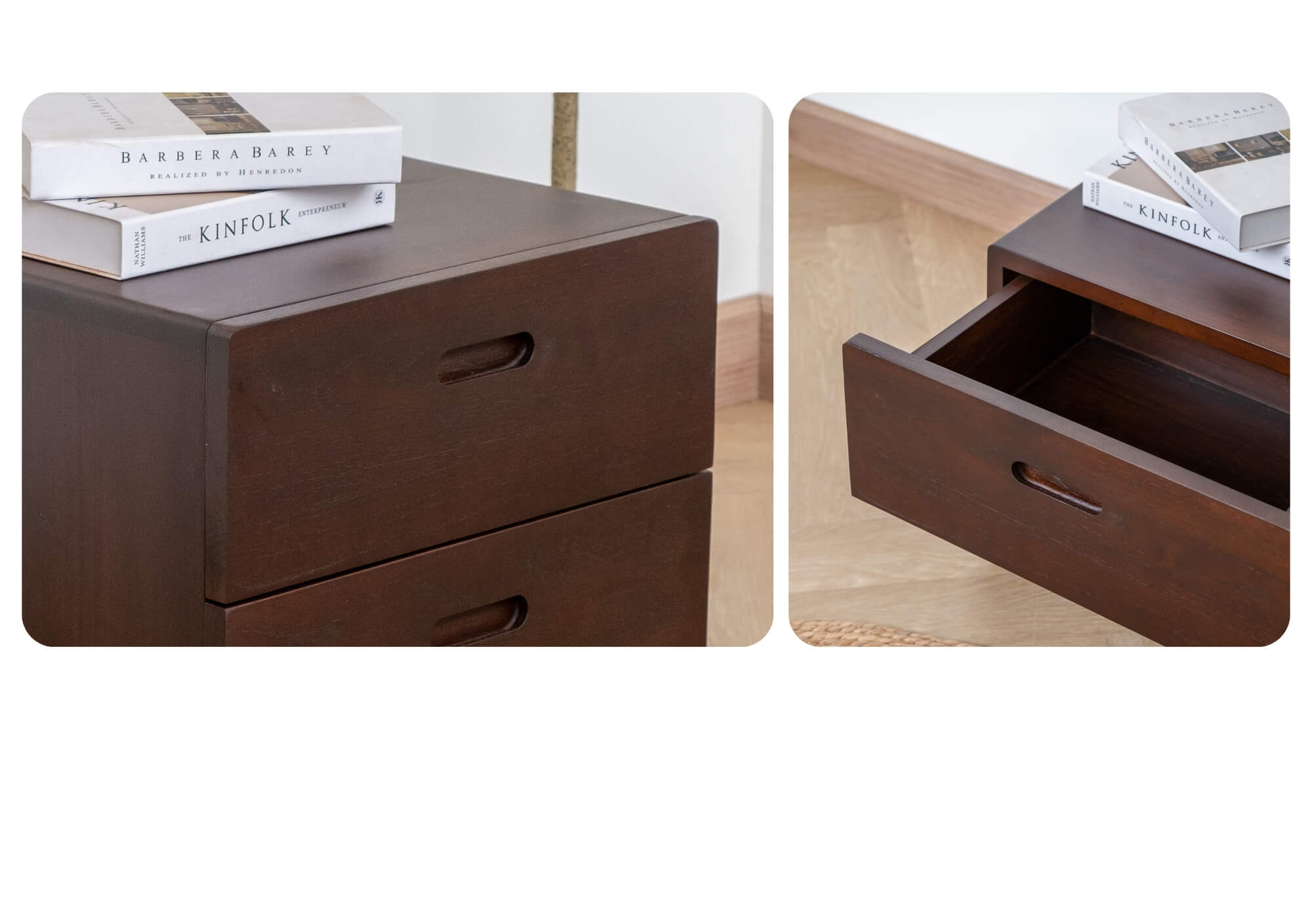 ตู้ข้างเตียงไม้สักแท้จาก Taweesak Furniture