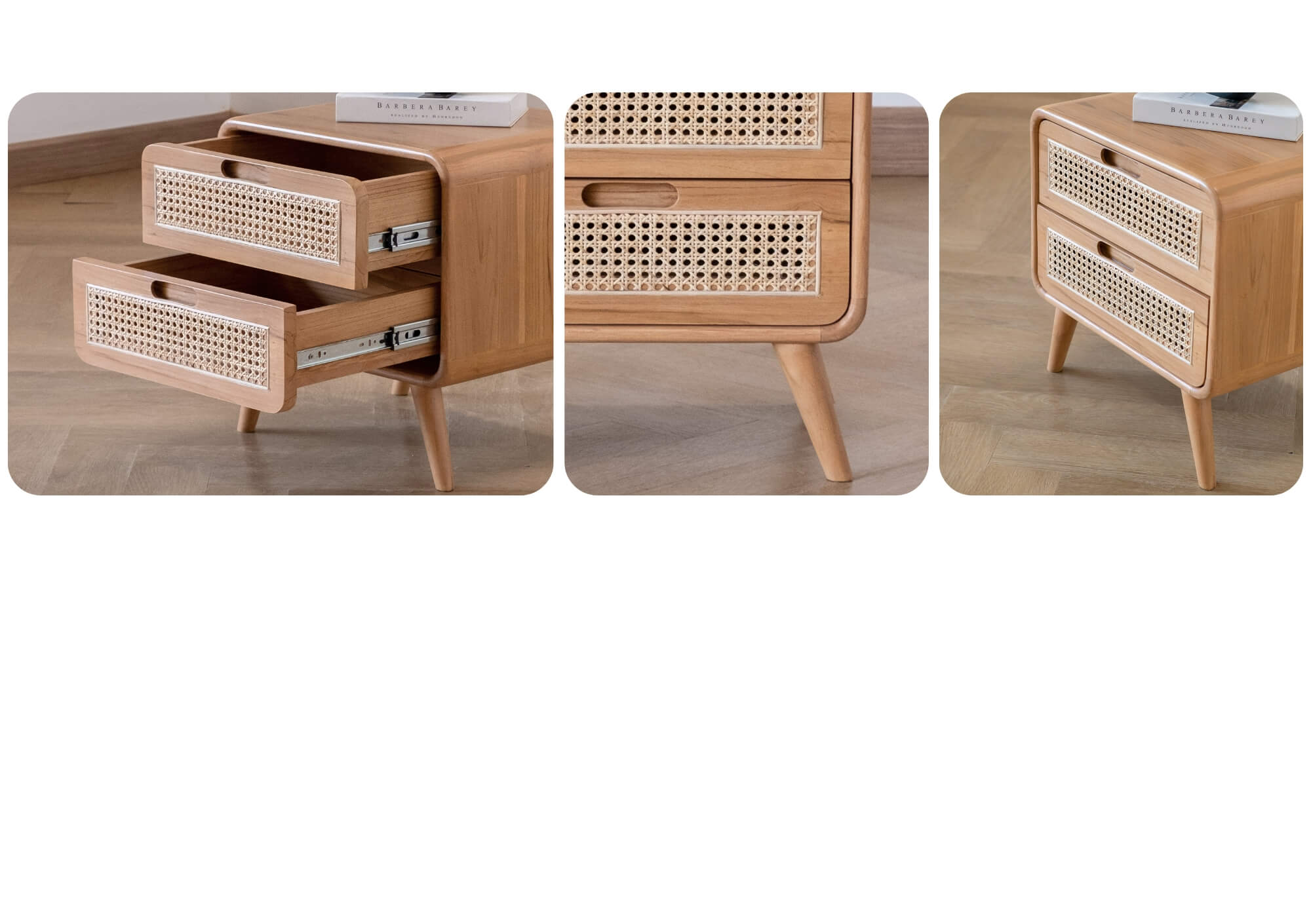 ตู้ข้างเตียงไม้สักแท้จาก Taweesak Furniture