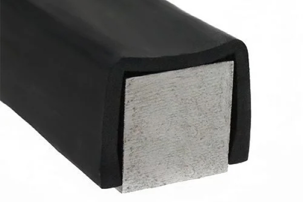 U Channel For Rocks Rubber Square U-Channels