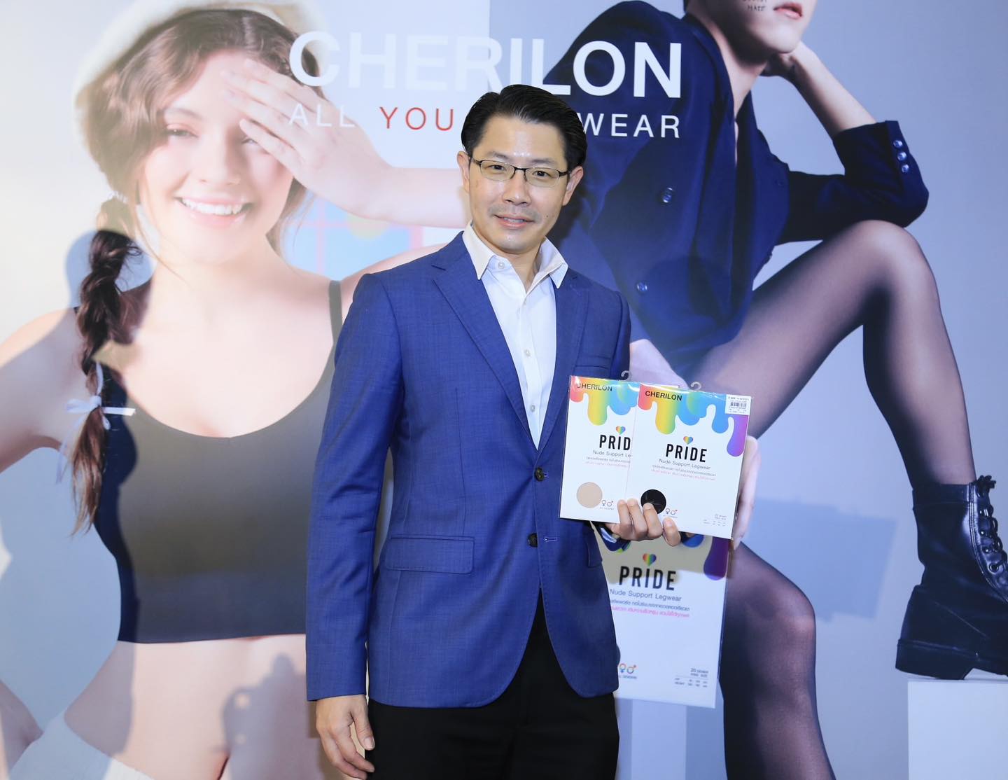 บมจ.นิวซิตี้ (กรุงเทพฯ) บริษัท นิวซิตี้ (กรุงเทพฯ) จำกัด (มหาชน) Newcity (Bangkok) Public Company Limited Newcity (Bangkok) Pub Co Ltd.  เชอรีล่อน แถลงข่าว สหกรุ๊ปแฟร์ครั้งที่ 27 ถุงน่องไม่จำกัดเพศ