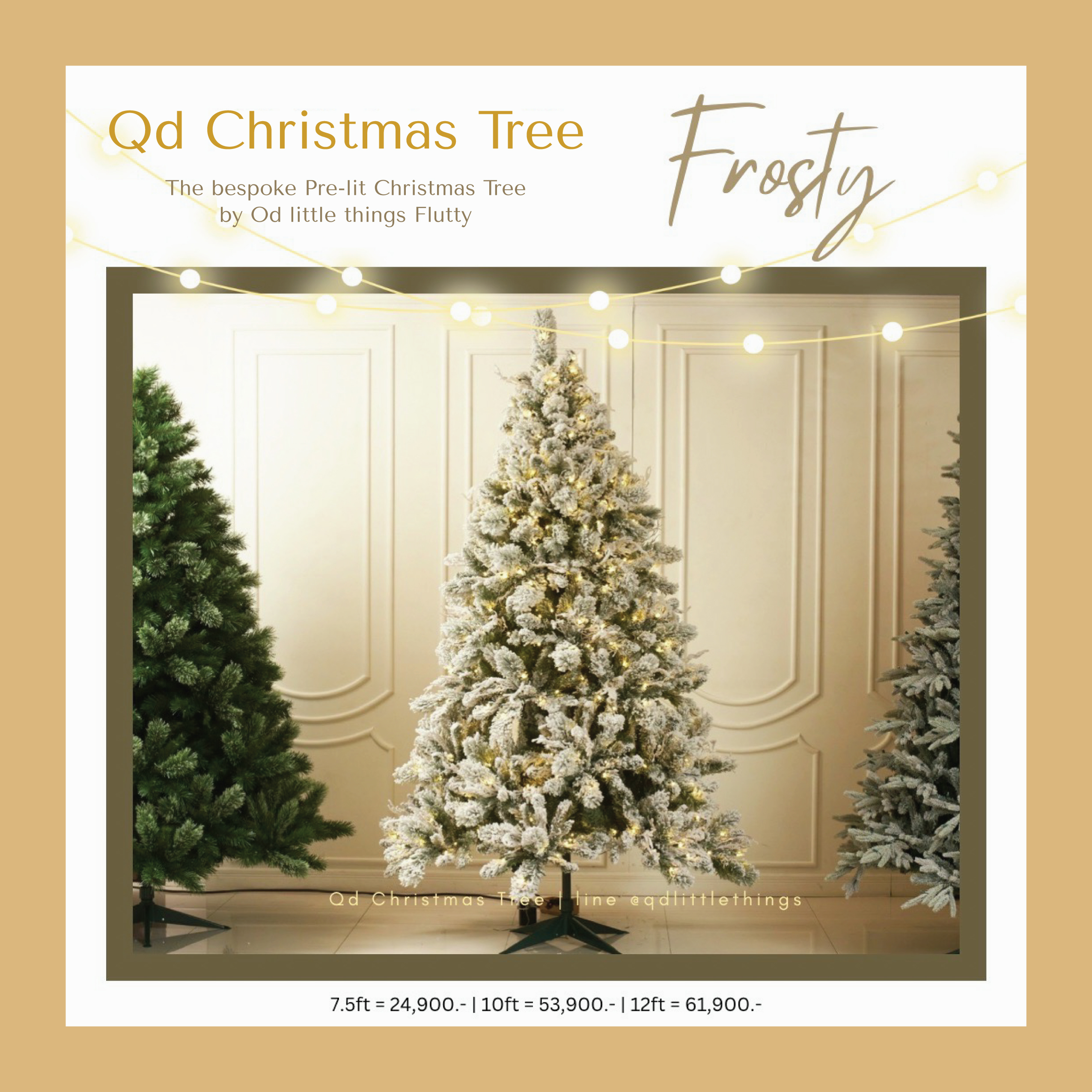 Qd Christmas Tree ต้นคริสต์มาสของ Qd