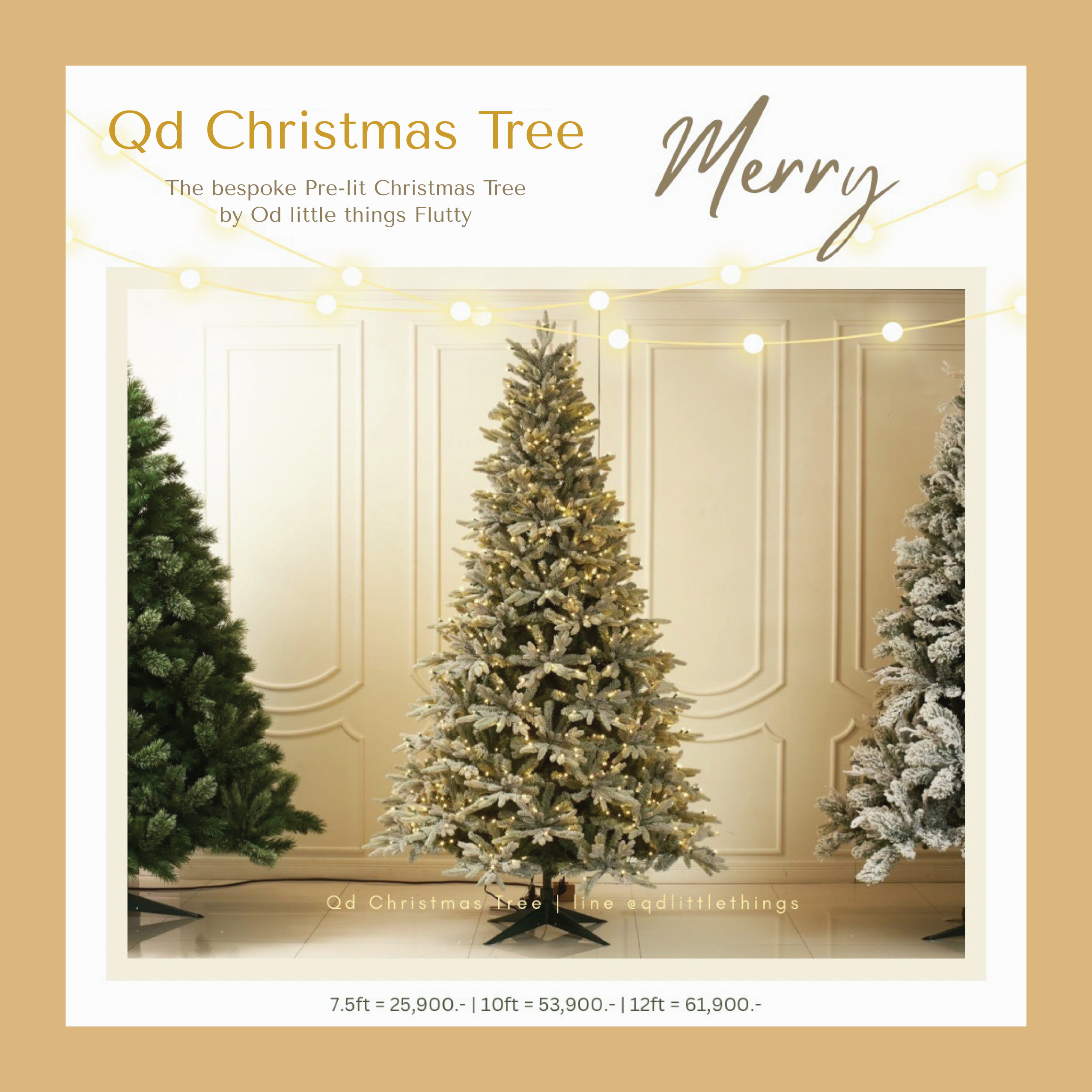 Qd Christmas Tree ต้นคริสต์มาสของ Qd