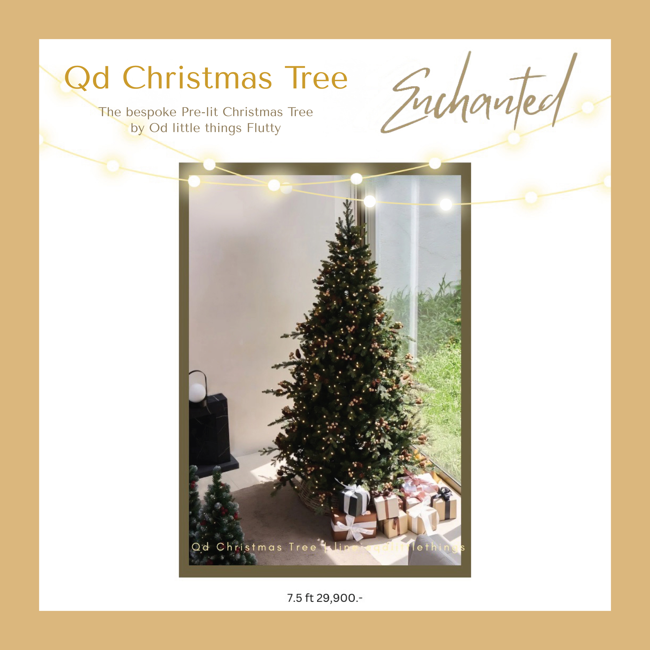 Qd Christmas Tree ต้นคริสต์มาสของ Qd