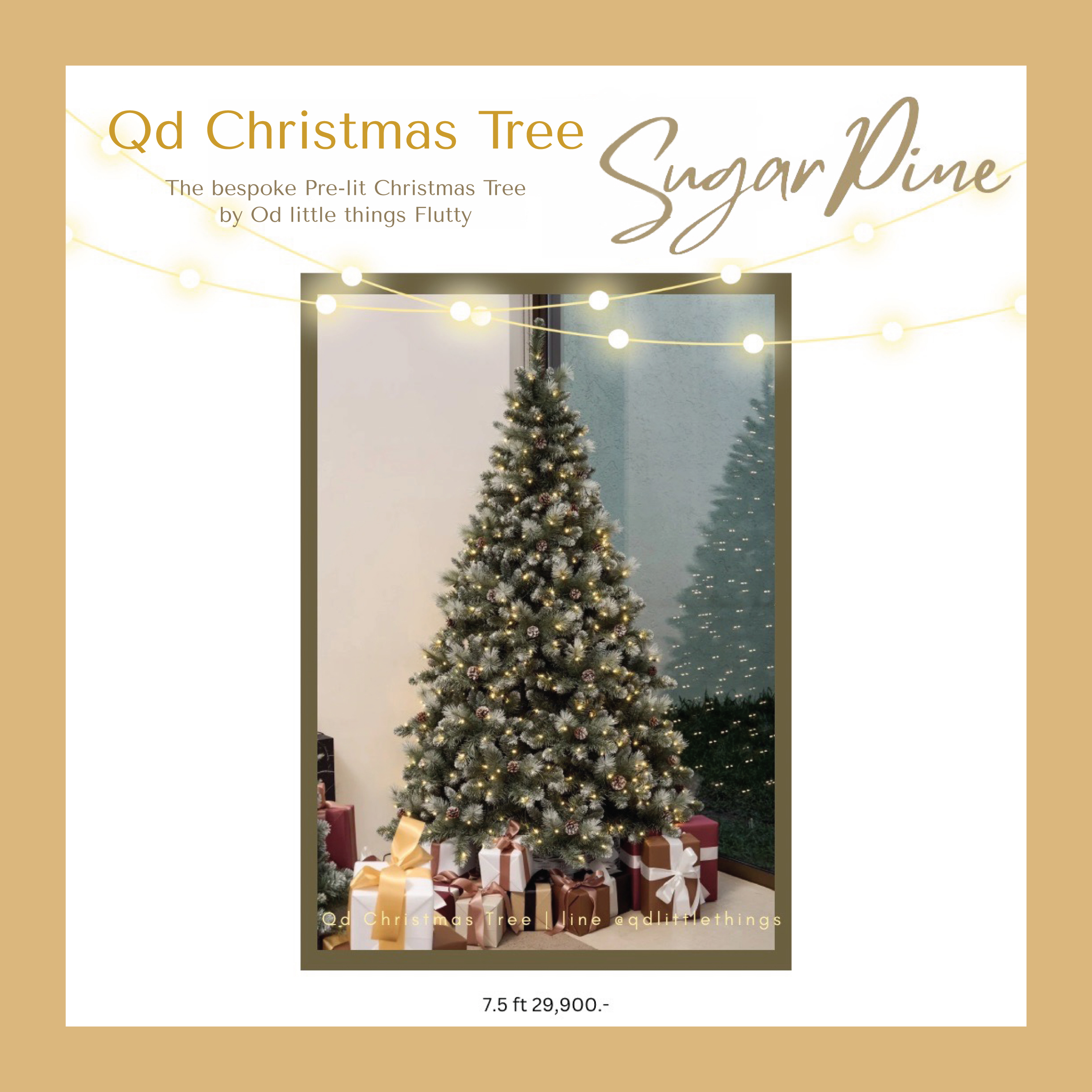 Qd Christmas Tree ต้นคริสต์มาสของ Qd