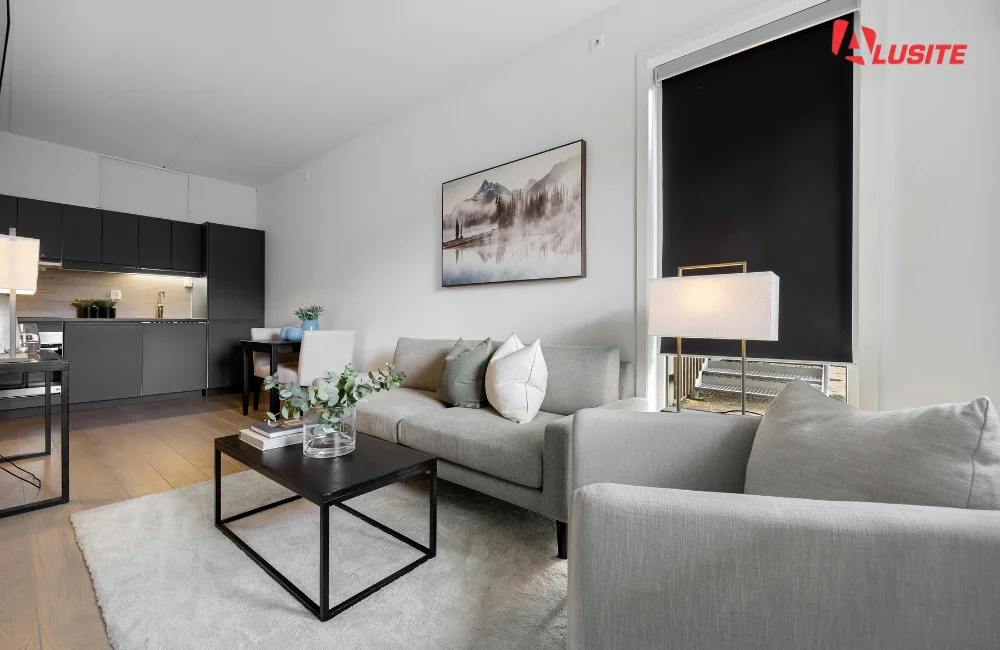 จัดโซนห้องนั่งเล่นแบบมินิมอล