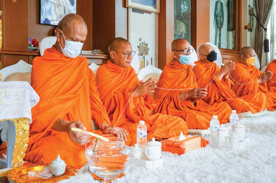 ทำบุญบ้านพิธีสงฆ์