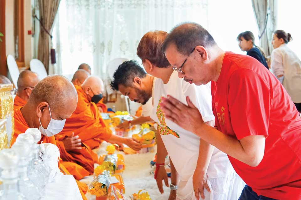 ทำบุญบ้านพิธีสงฆ์