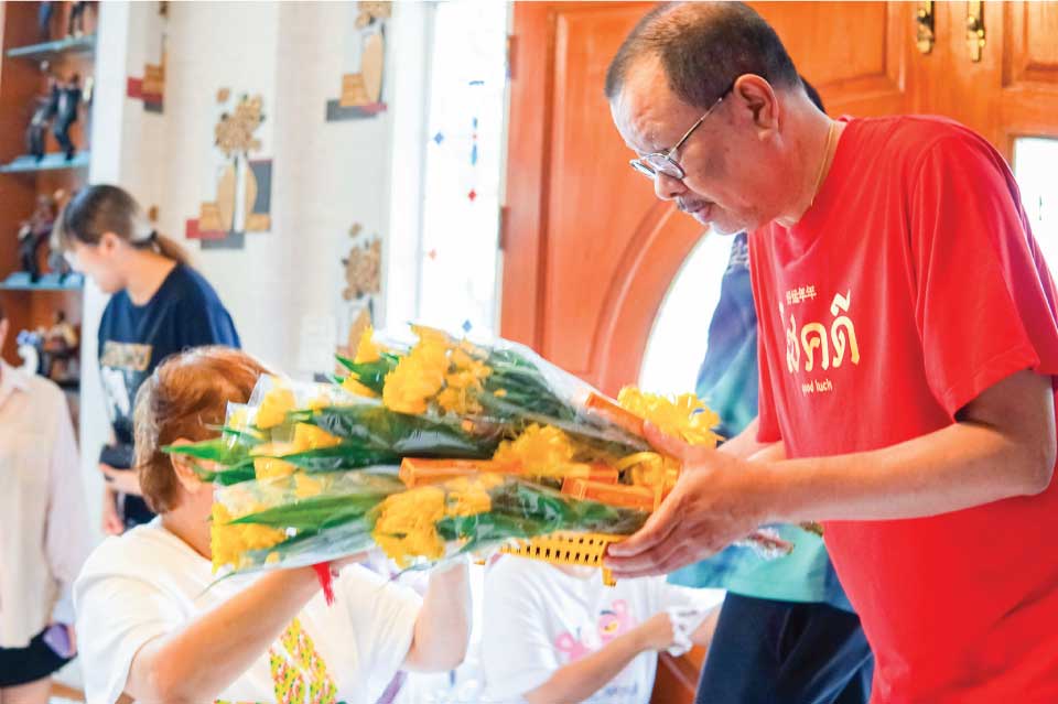 ทำบุญบ้านพิธีสงฆ์