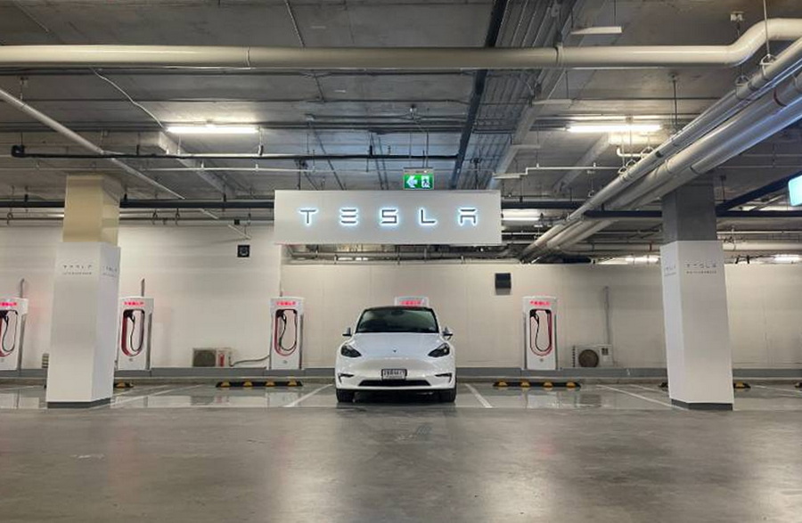 TESLA เปิดสถานี Supercharger ใหม่ที่ Central Ayuttaya จำนวน 5 หัวชาร์จ 