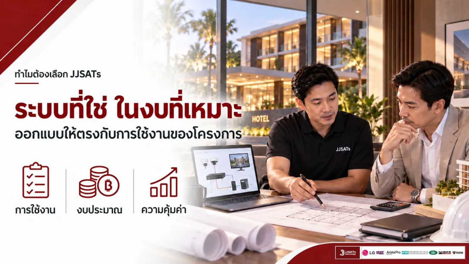 ระบบทีวีรวม MATV SMATV CATV Hotel IPTV | JJSATs