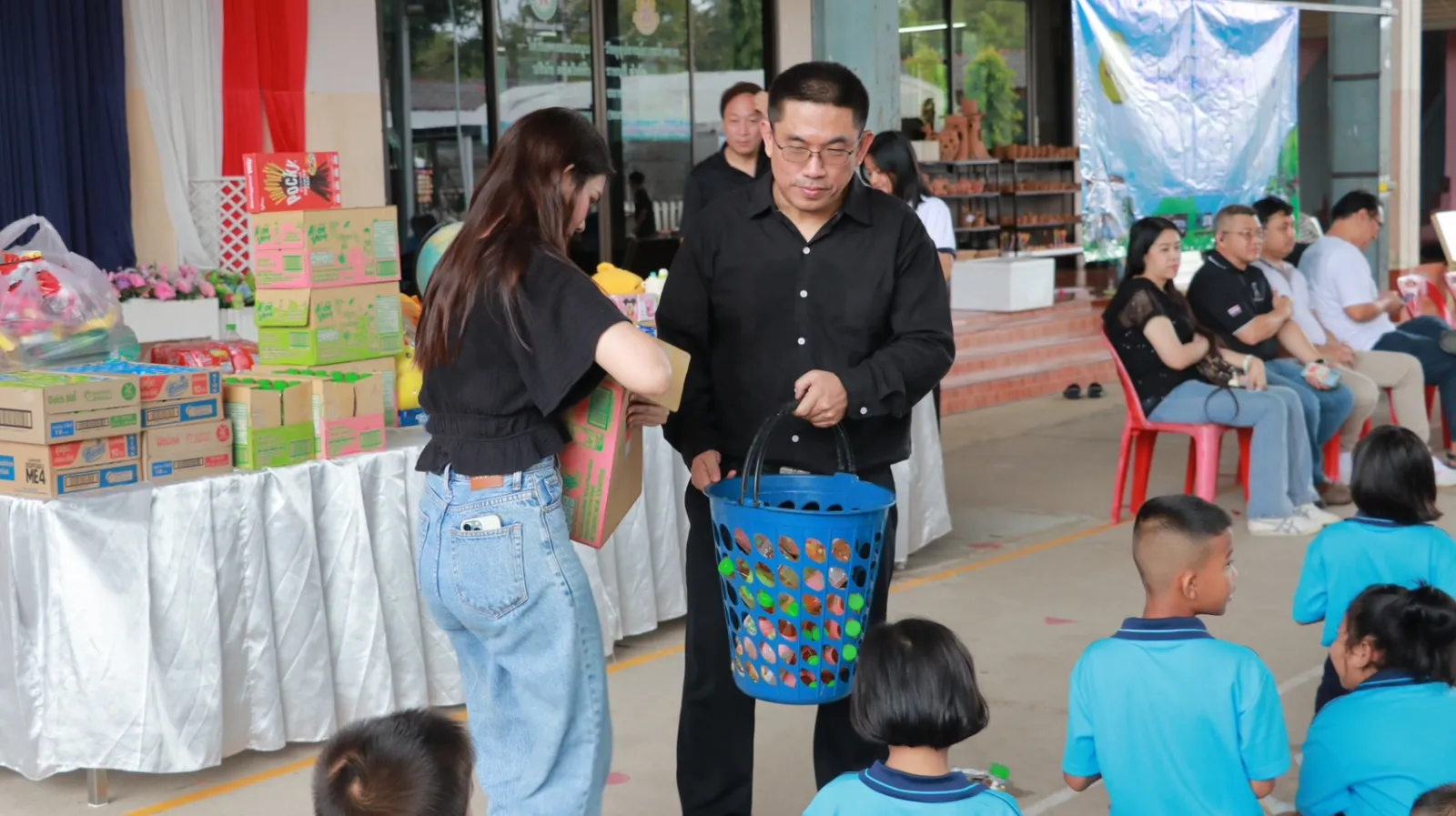 JJ Sat Technology Co., Ltd., in collaboration with Hi Solution of Technology Network Co., Ltd., organized a volunteer initiative titled “This Smile Is Given to the Younger Generation” at Wat Huai Moo School, Ratchaburi Province. – photo 2