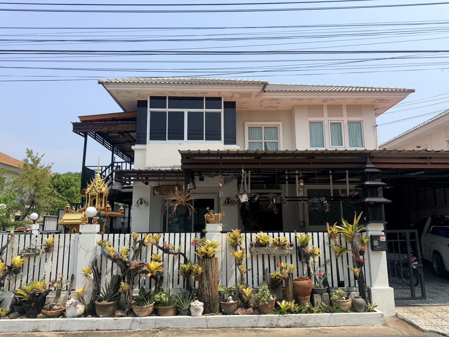 บ้านเดี่ยวแปลงมุม พฤกษาวิลเลจ 6 พระราม 2 หน้าบ้าน TPI-3080