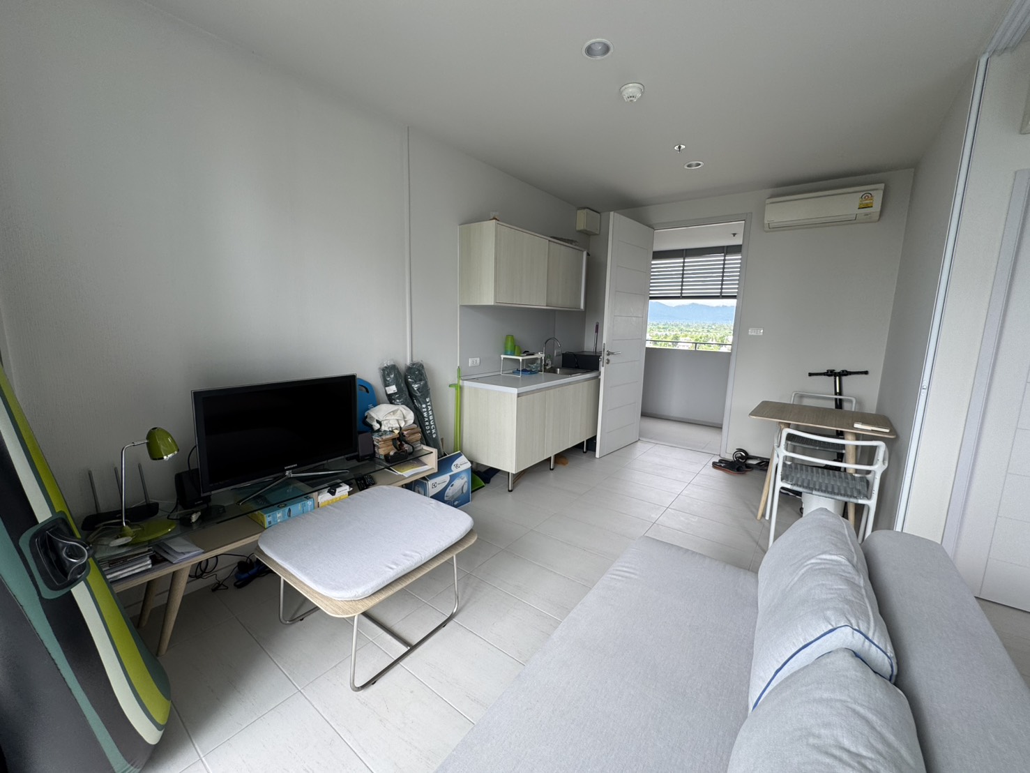 ภายในคอนโด Blu Cha-am บลู ชะอำ 30.85 ตร.ม. 1 ห้องนอน ระเบียงรับลม - รูปที่ 2