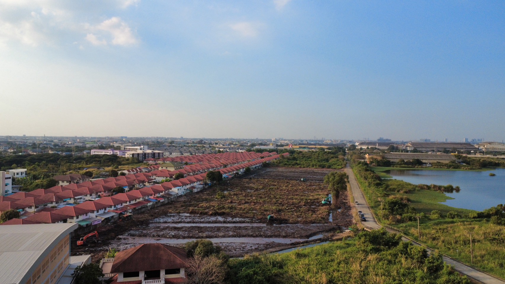 ที่ดินให้เช่า บางขุนเทียน 20 ไร่เศษ หน้ากว้าง 280 เมตร ใกล้ Central พระราม 2 - รูปที่ 2
