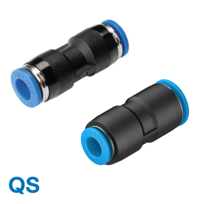 ข้อต่อ 2 ทาง เสียบสายลม