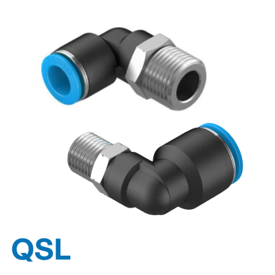 ข้อต่อลม ข้องอ 90องศา แบบเกลียวนอก 