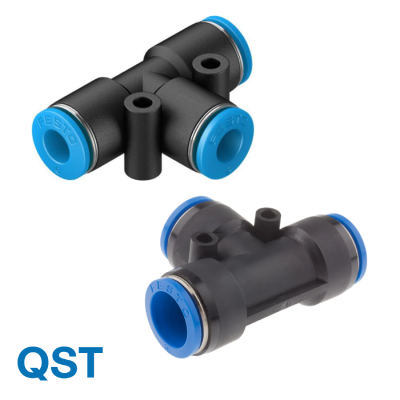 ข้อต่อสามทาง ตัว T เสียบสายลม