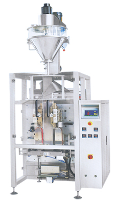 เครื่องห่อ และบรรจุอัตโนมัติ พร้อมตัวกำหนดปริมาตรแป้งในซอง (Auger)