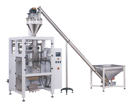 เครื่องห่อ และบรรจุอัตโนมัติ พร้อมตัวกำหนดปริมาตรแป้งในซอง (Auger), ตัวสกรูลำเลียง (Screw conveyer)