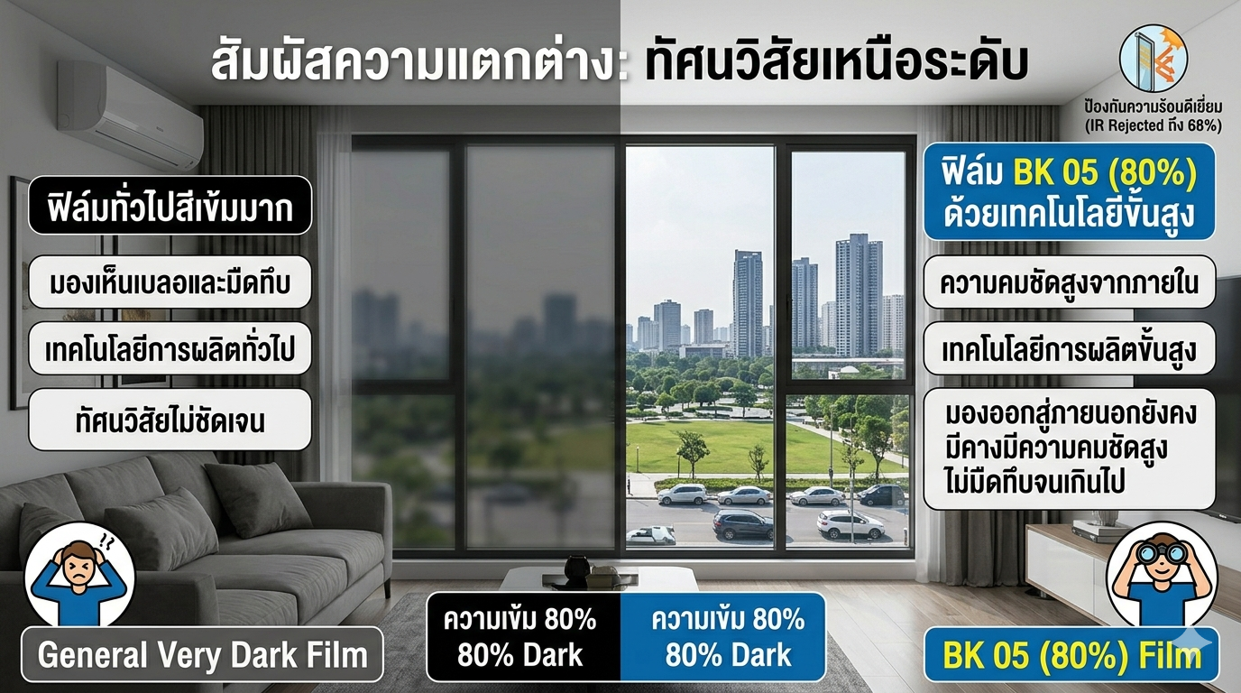 ฟิล์มกรองแสงทัศนวิสัยคมชัด