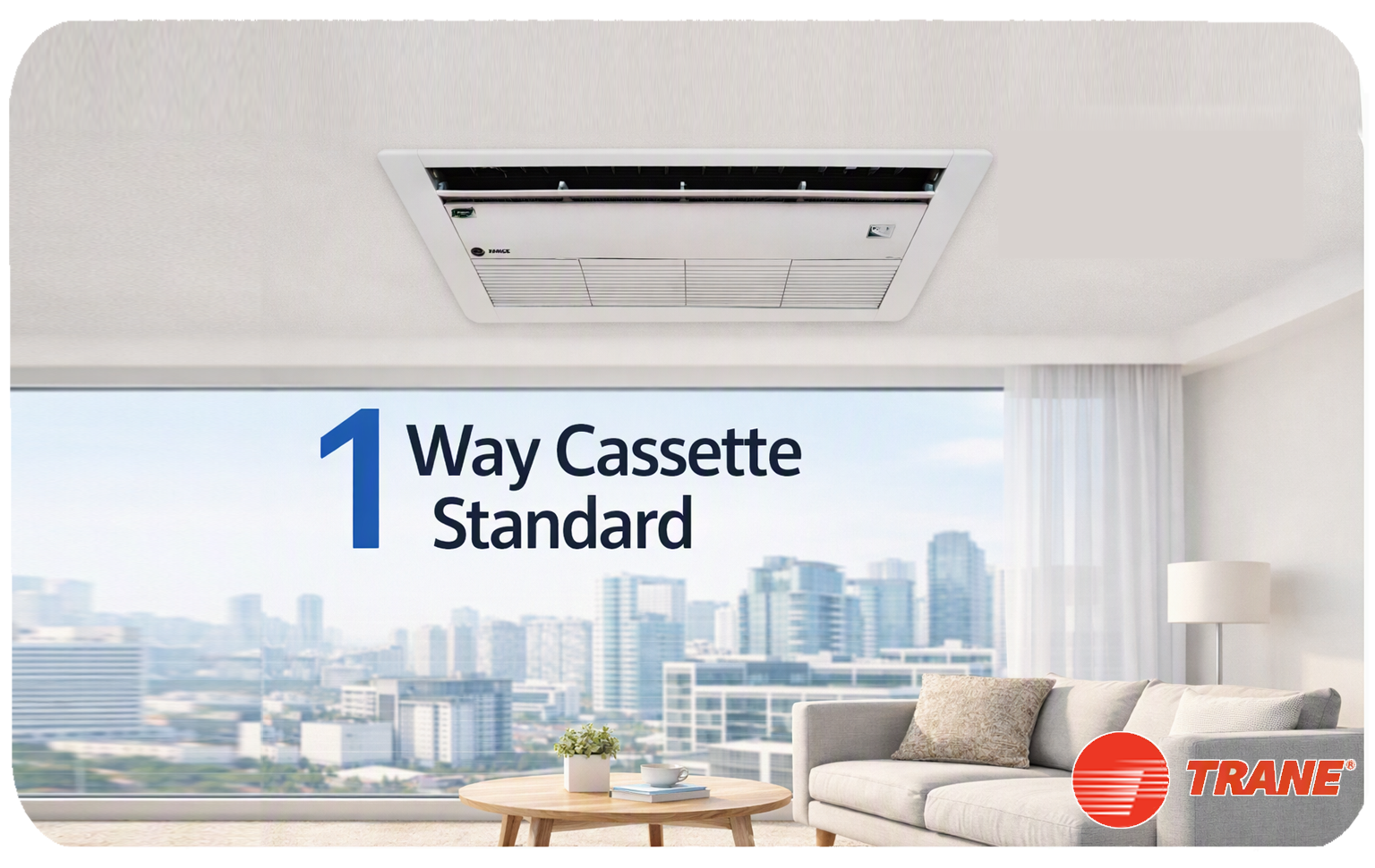 Trane_1_Way_Cassette_Standard_bkairsupply Trane_1_Way_Cassette_Standard_bkairsupply
