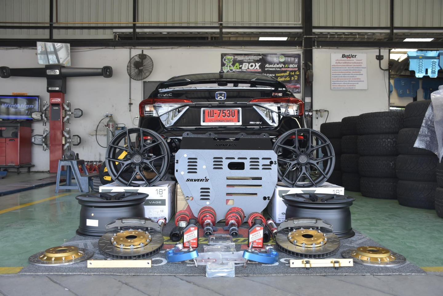 เปลี่ยนโช๊ค honda civic