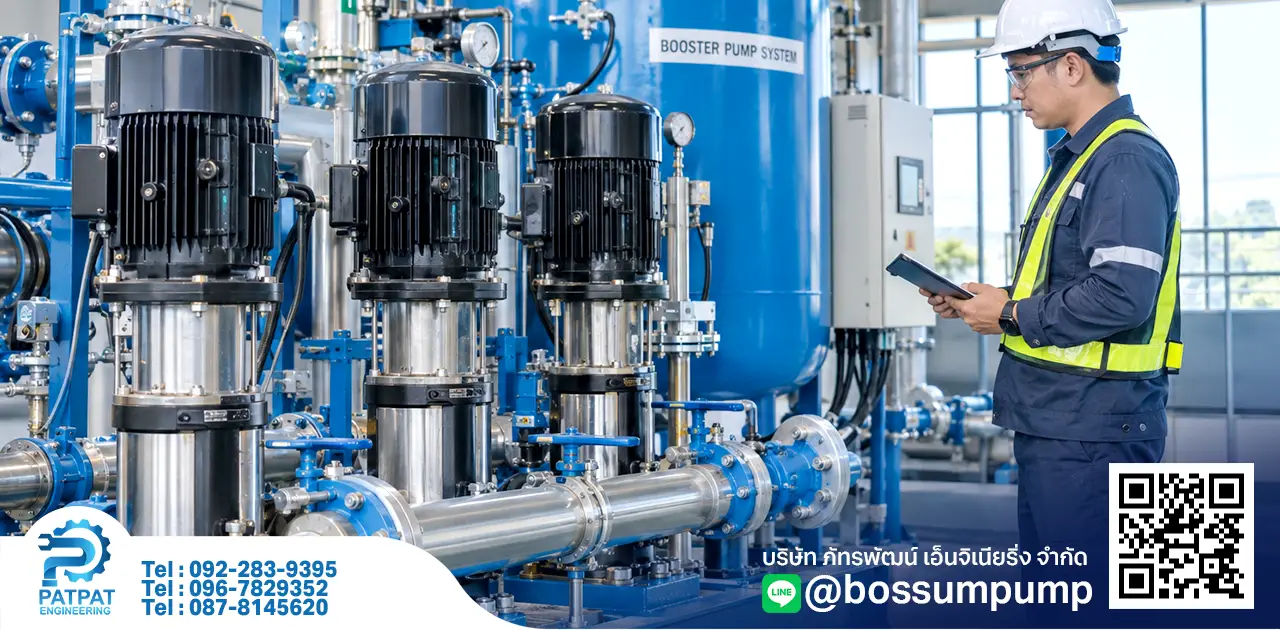 booster pump, บูสเตอร์ปั๊ม