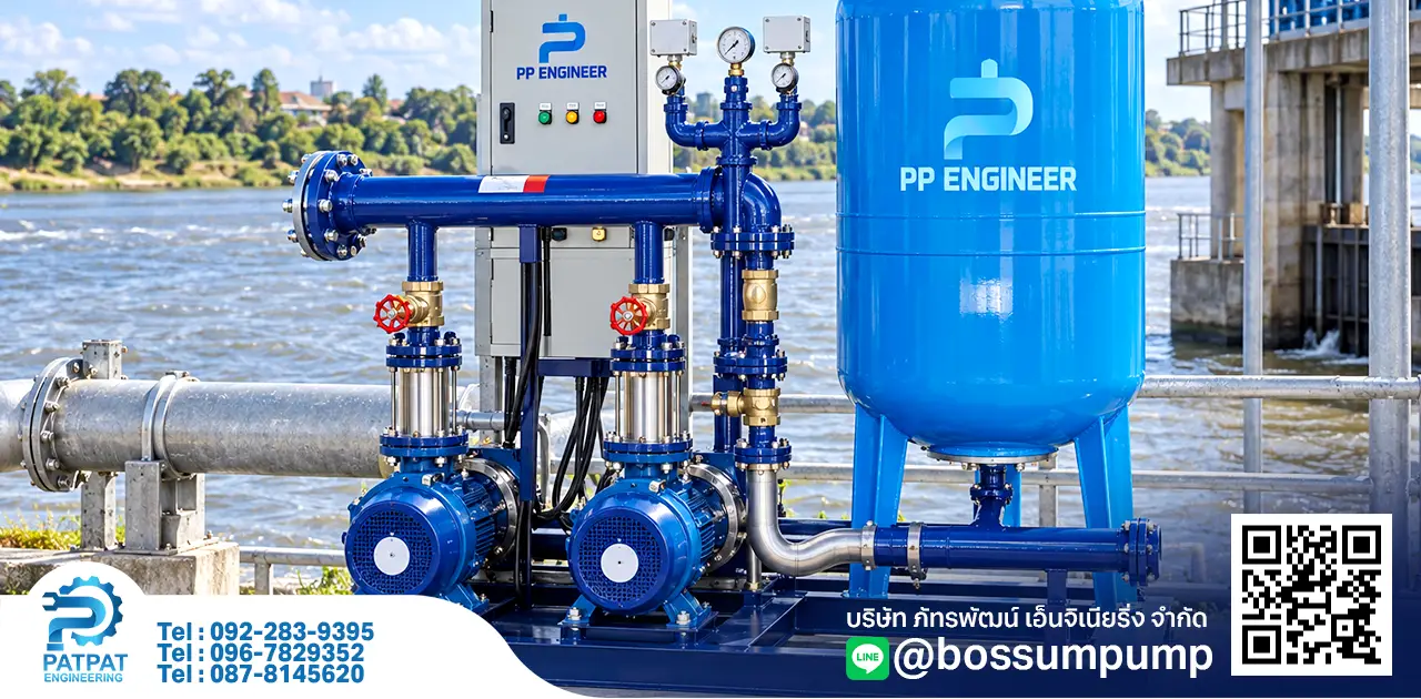 การติดตั้ง booster pump, pump booster, water pressure booster pump