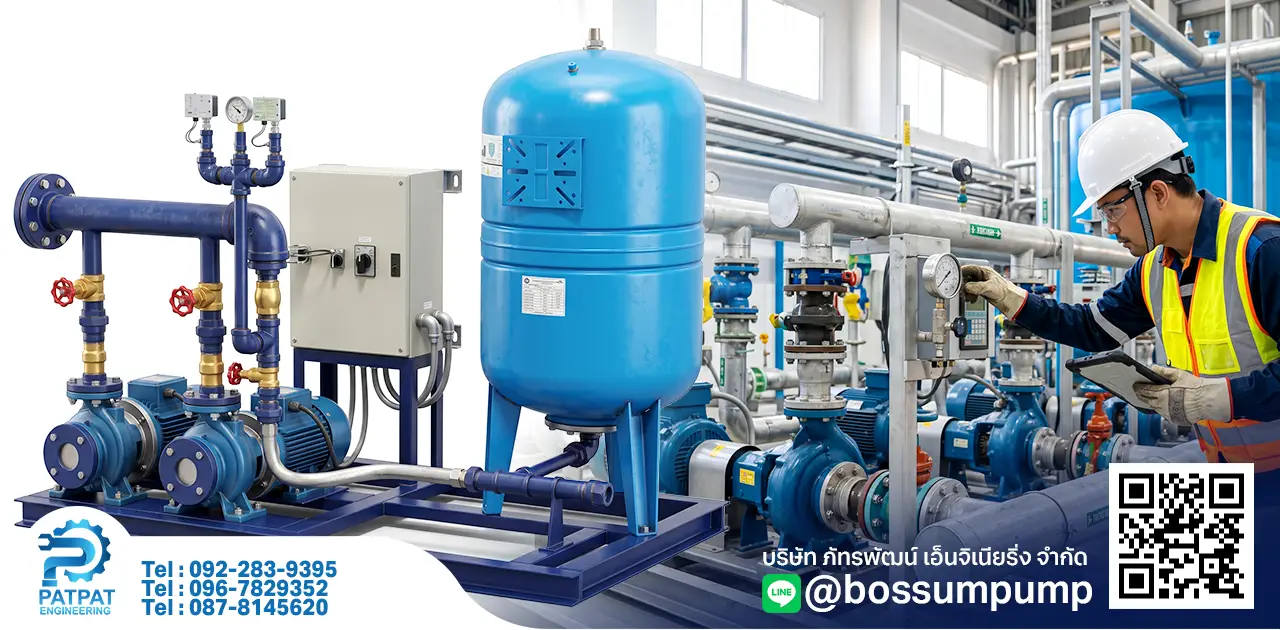 การติดตั้ง booster pump