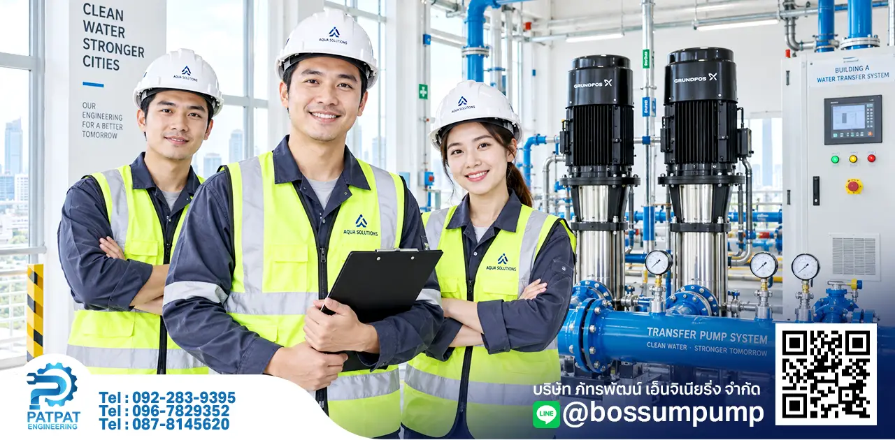 Booster Pump and Transfer Pump ความแตกต่าง Booster Pump กับ Transfer Pump