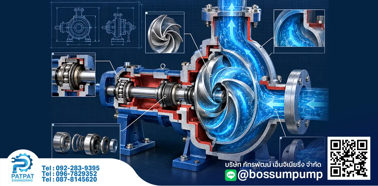 หลักการทำงาน Centrifugal pump
