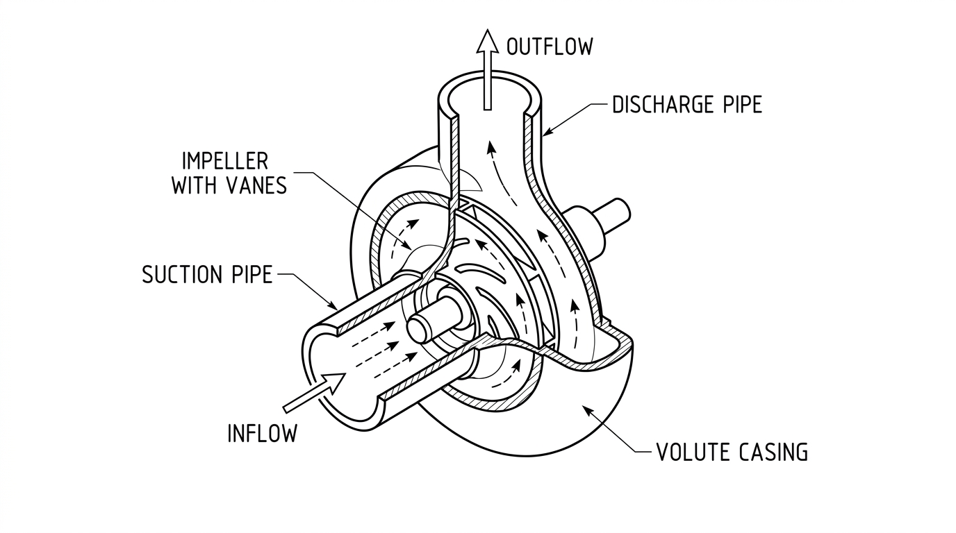 Centrifugal pump ใบพัด centrifugal pump parts