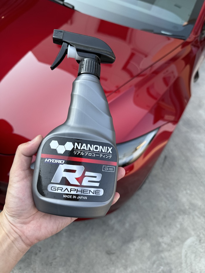 เคลือบแก้วรถยนต์ เคลือบสีรถ R2 NANONIX