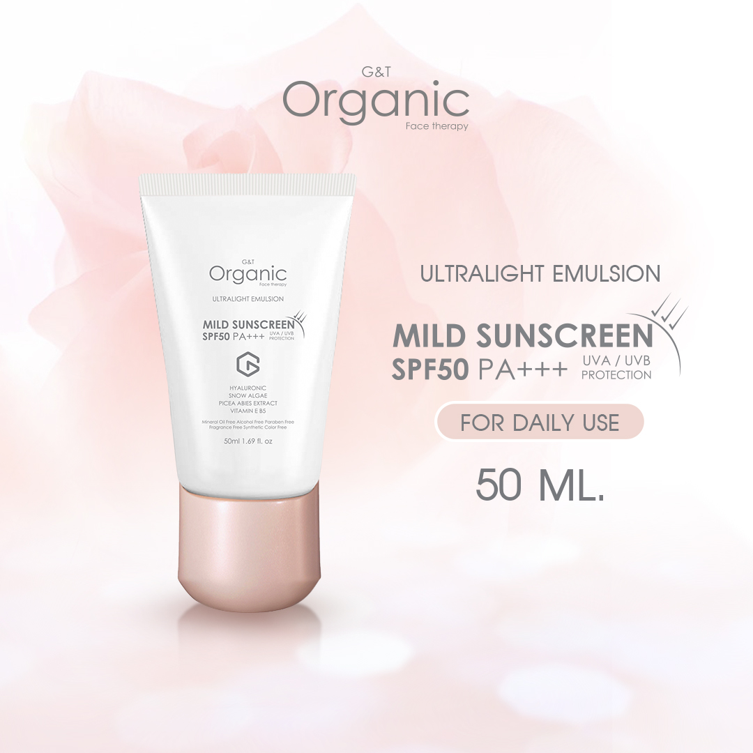 G&T Organic Mild Sunscreen SPF50PA+++