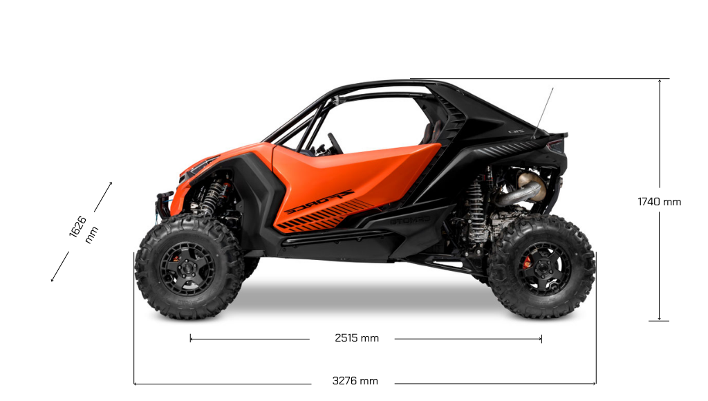 ขนาด Dimension UTV Z10