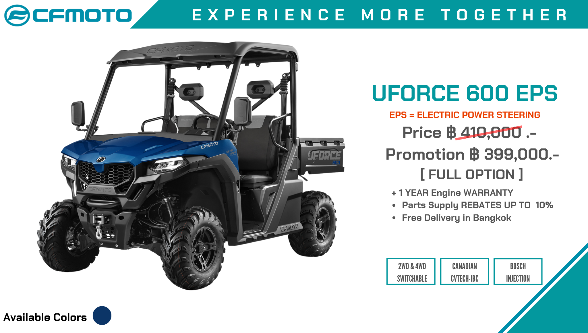 U600 UTV 4x4 CFMOTO