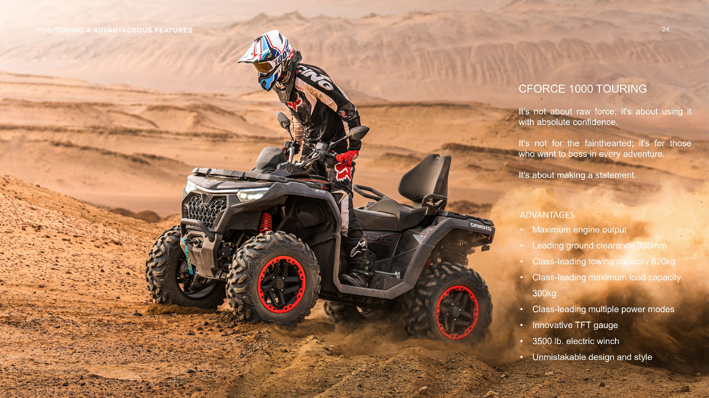 X1000 touring CFmoto atv