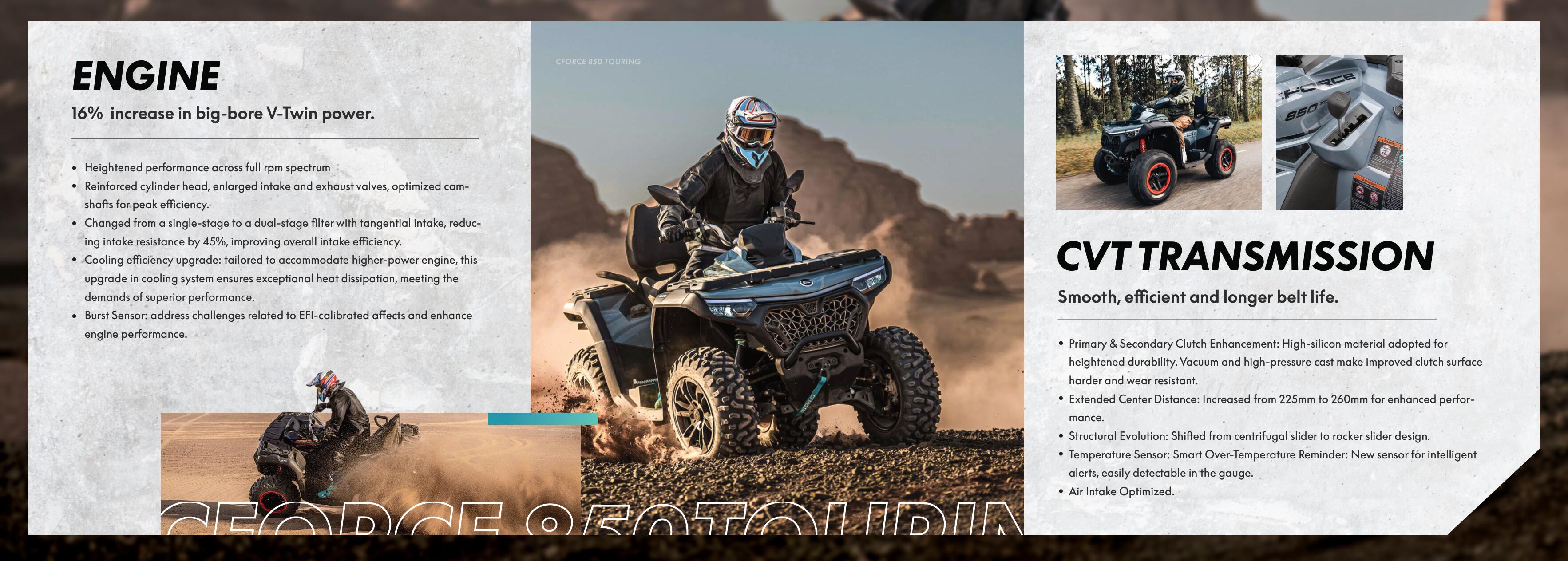 จำหน่ายรถเอทีวี CFmoto 850cc 4x4