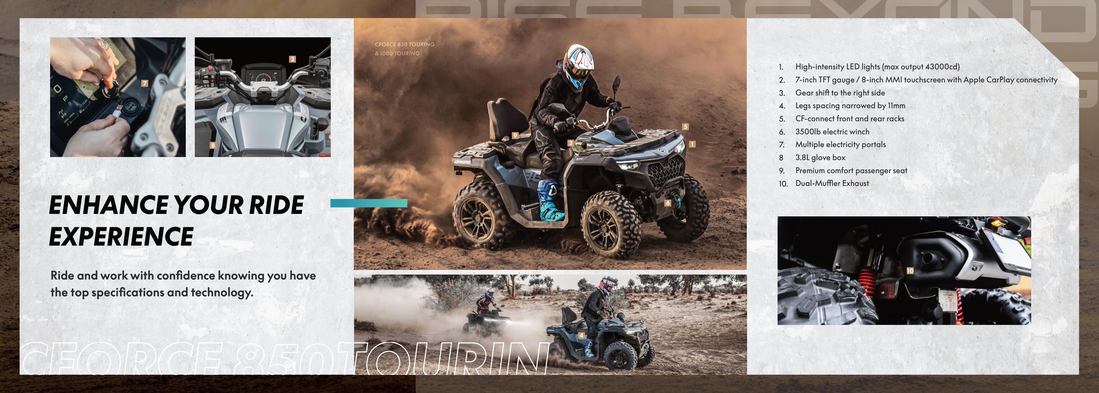 จำหน่ายรถเอทีวี CFmoto 850cc 4x4