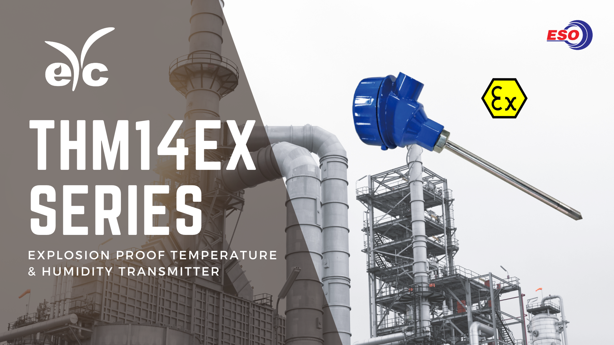 THM14EX Explosion proof temperature and humidity transmitter