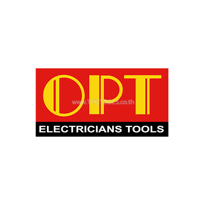OPT แบรนด์เครื่องมือช่าง เครื่องมืออุตสาหกรรม เครื่องมืองานไฟฟ้า เครื่องมือช่างไฟฟ้า คีมย้ำหางปลา คีมตัด-ปอก-ย้ำสายไฟ ฟิชเทป ปืนดึงเคเบิลไทร์ tpqtools ตัวแทนจำหน่าย OPT